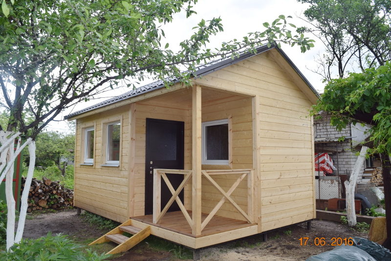 Дом 15,2 м2 + терраса 2,1 м2